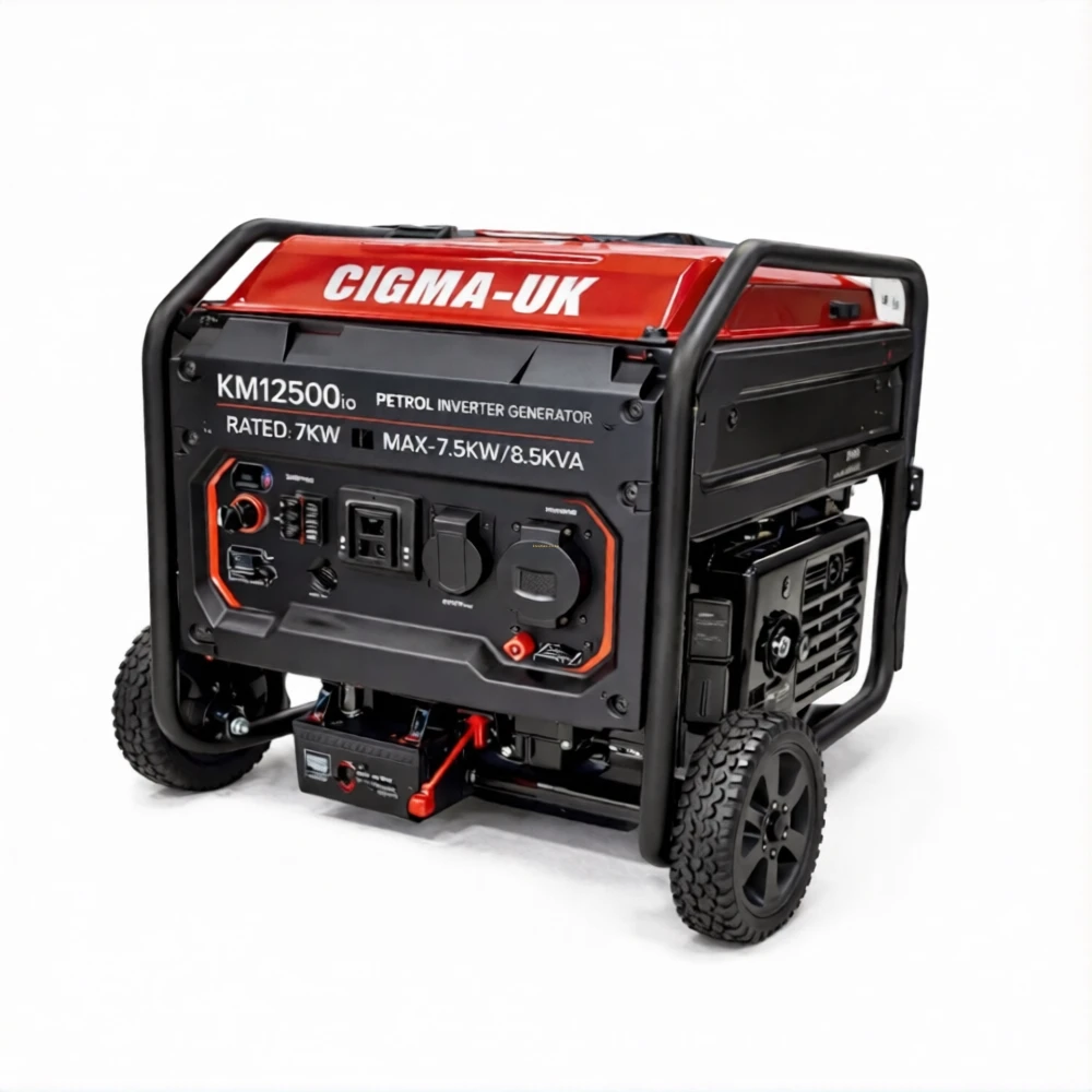 8.5KVA CIGMA-UK KM12500io Petrol Inverter Generator – Electric Start
