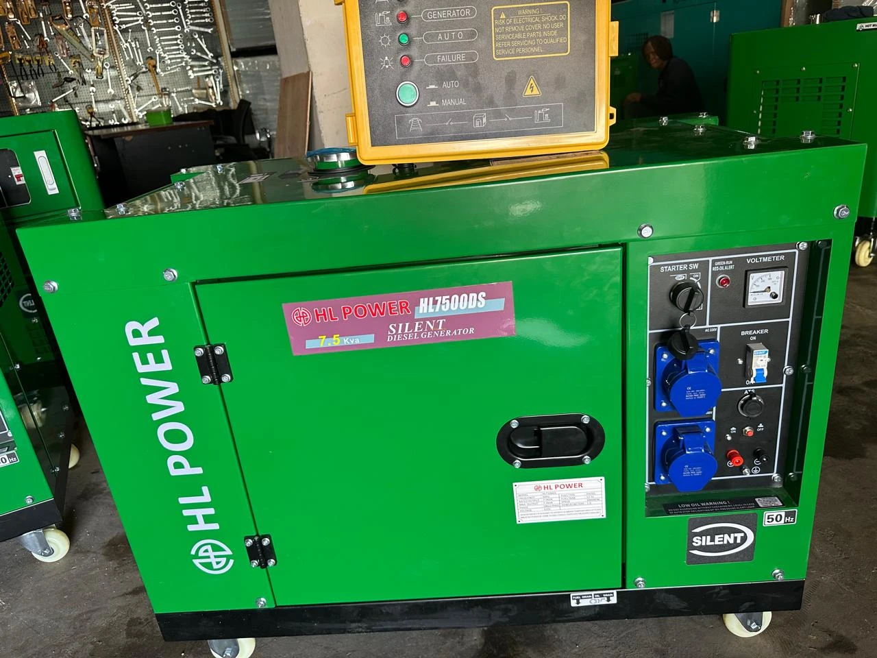 HL Power UK Diesel 9.5Kva Silent Generator - HL9500DS