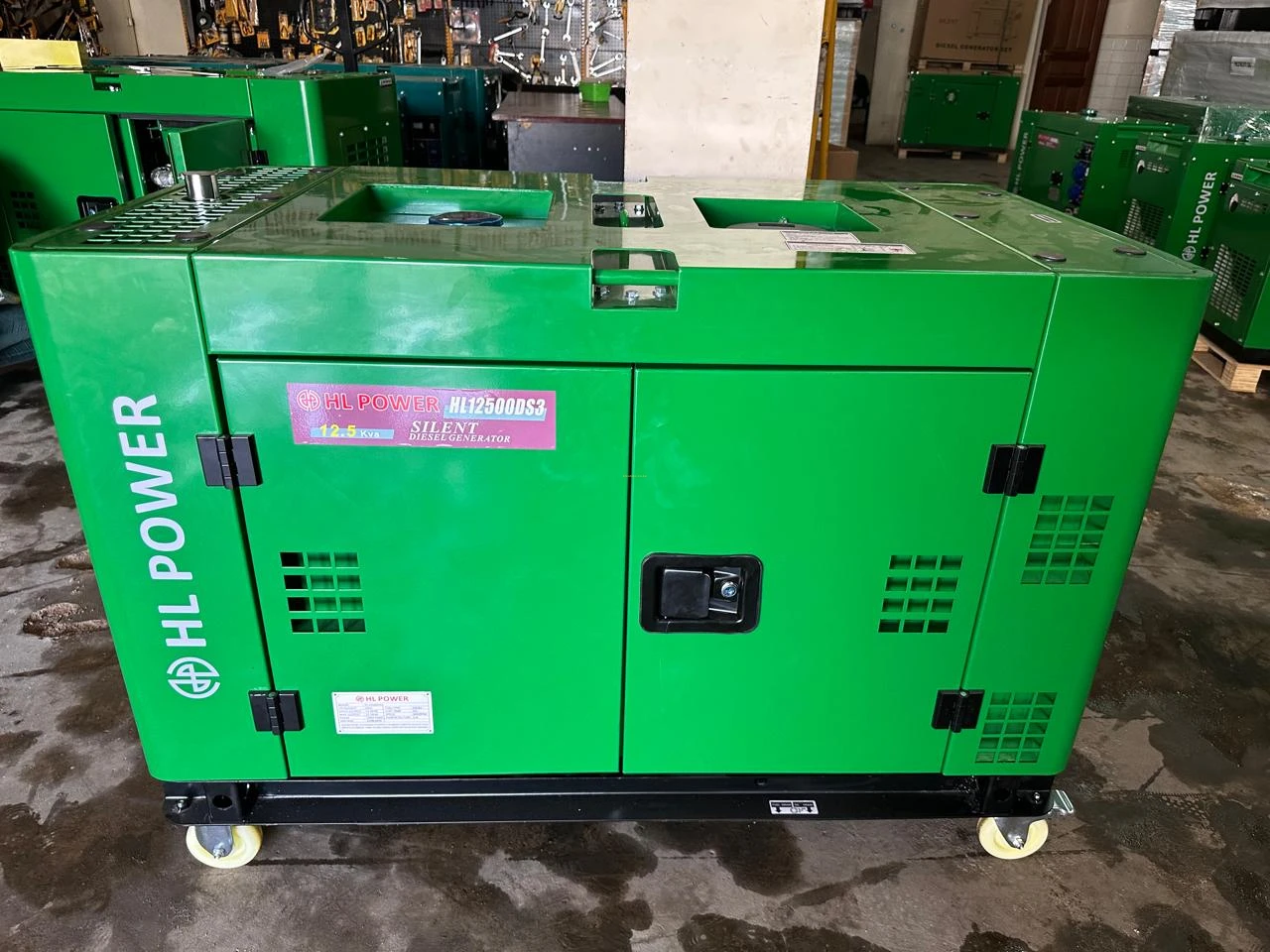 HL Power UK Diesel 12.5Kva Silent Generator - HL12500DS