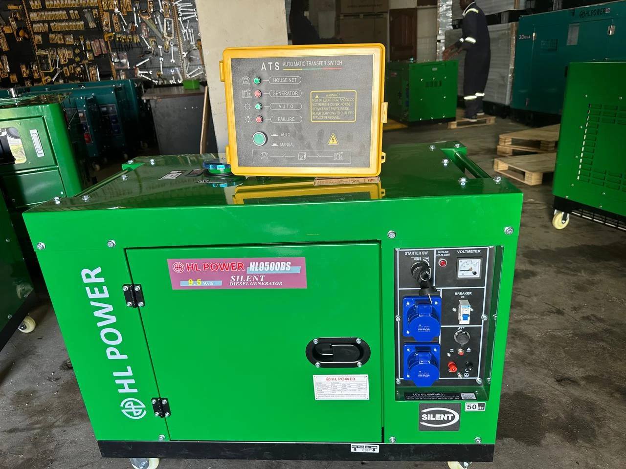 HL Power UK Diesel 9.5Kva Silent Generator - HL9500DS